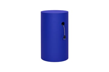 Piédestal Hide Ø38x68 cm - Ultramarine blue textured - Hem