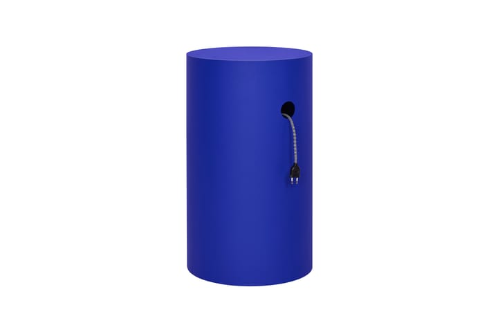 Piédestal Hide Ø38x68 cm, Ultramarine blue textured Hem
