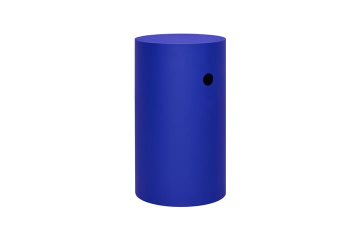 Piédestal Hide Ø38x68 cm, Ultramarine blue textured Hem