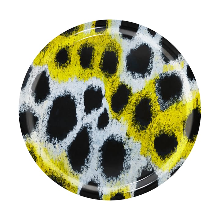 Plateau Monster Medium Ø49 cm - White-yellow-black - Hem