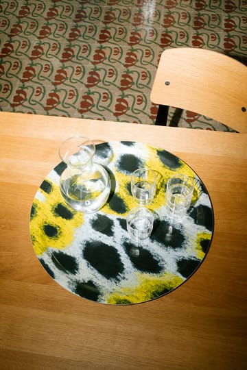 Plateau Monster Medium Ø49 cm - White-yellow-black - Hem