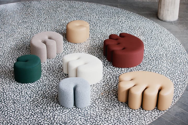 Pouf Palma Small 58x65 cm, Pebble Hem