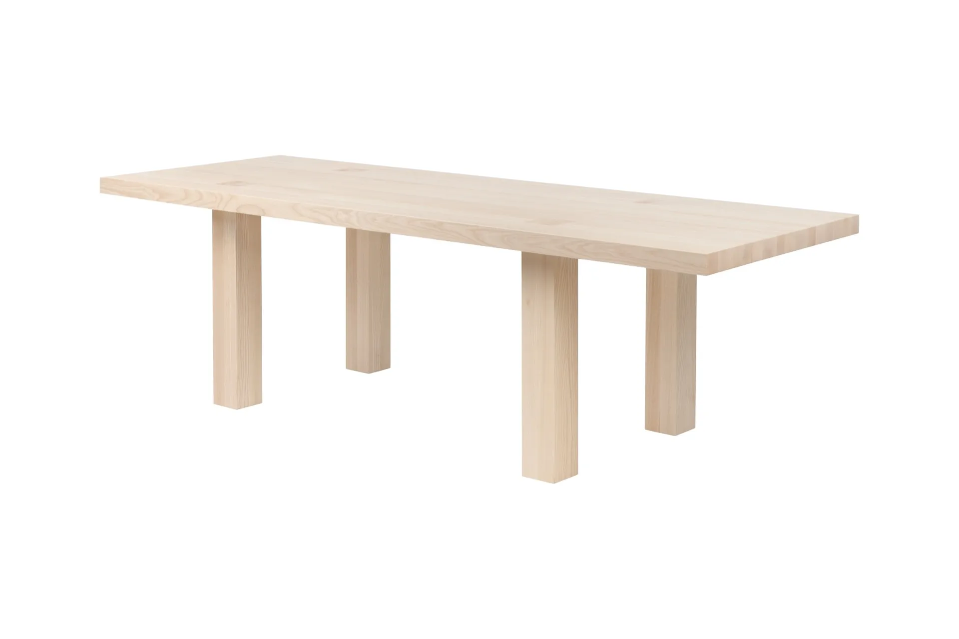 Table à manger Max avec bancs 250 cm, Frêne Hem