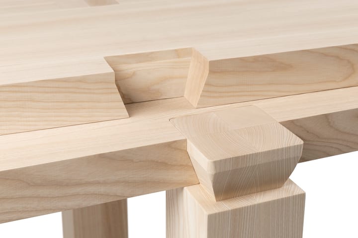 Table à manger Max avec bancs 250 cm, Frêne Hem