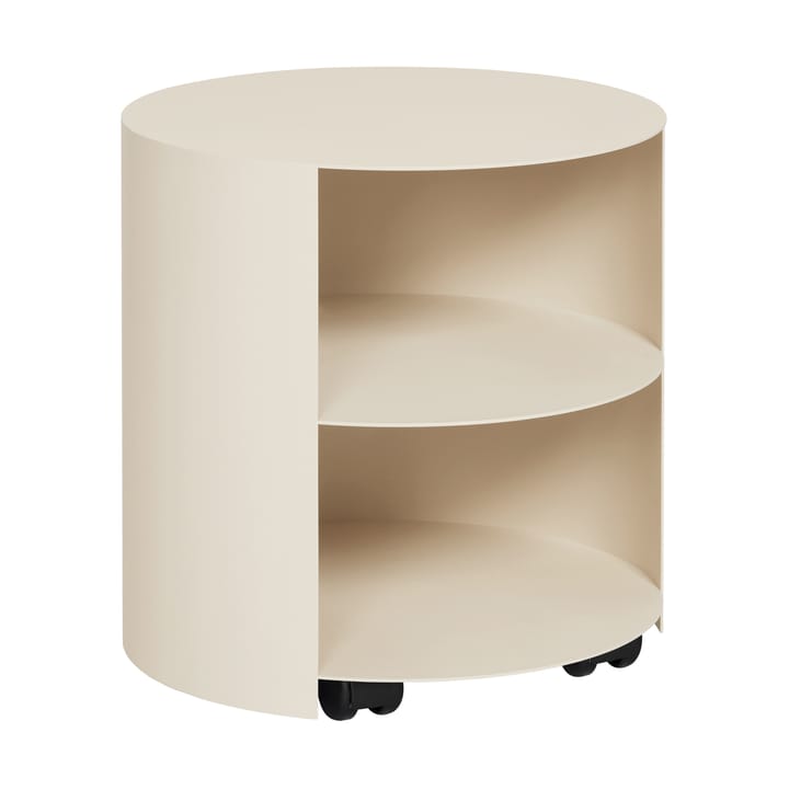 Table d'appoint Hide Ø38x41 cm - Light ivory textured - Hem