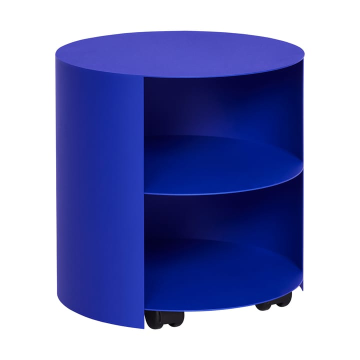 Table d'appoint Hide Ø38x41 cm - Ultramarine blue textured - Hem