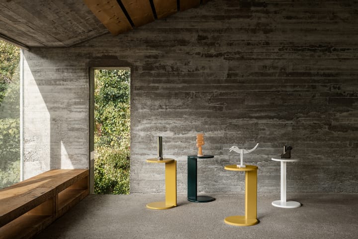 Table d'appoint Lolly 56 cm, Black green gloss Hem