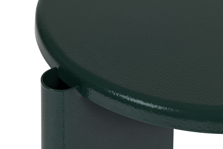 Table d'appoint Lolly 56 cm, Black green gloss Hem