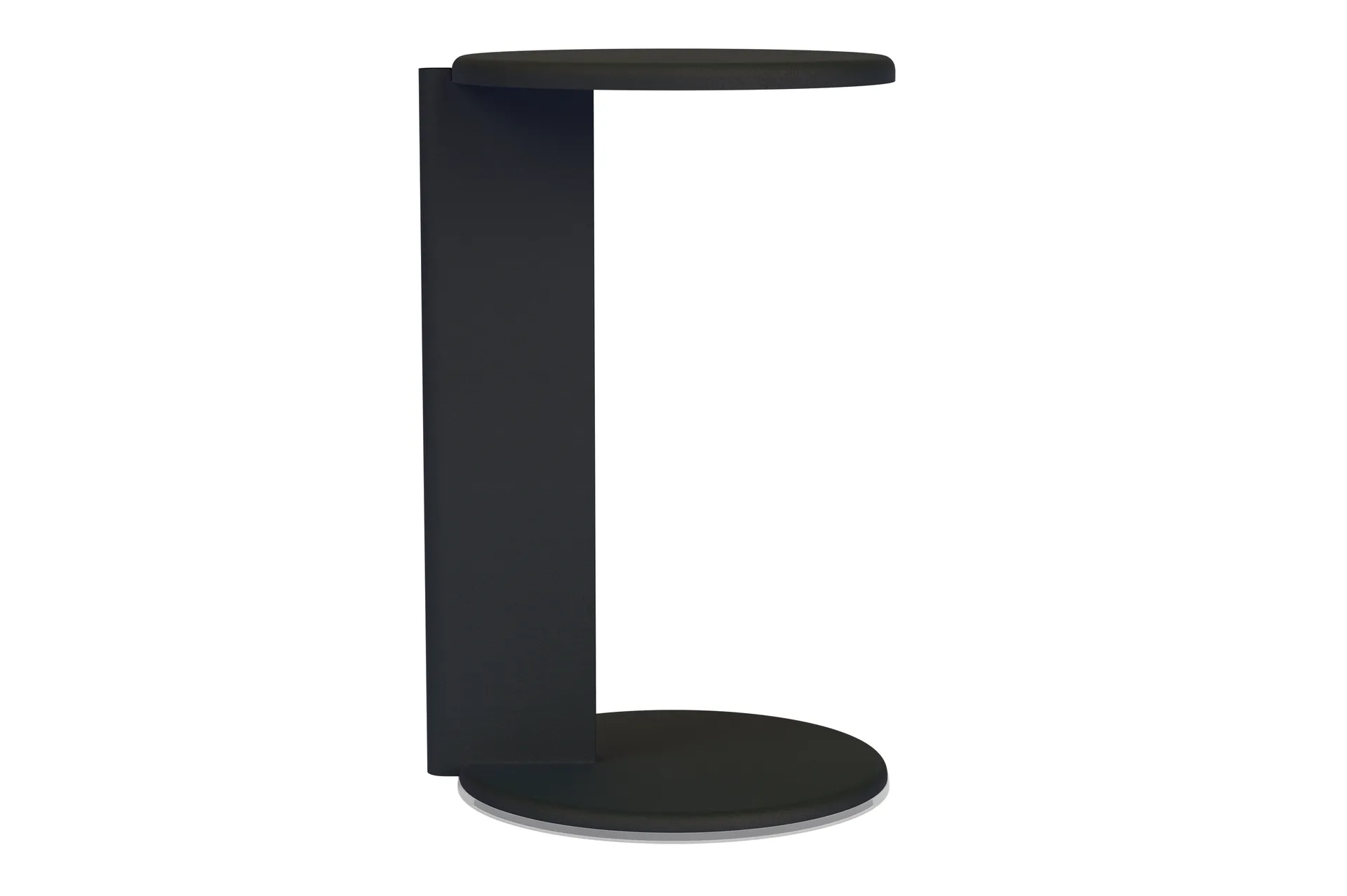 Table d'appoint Lolly 56 cm, Black grey matte Hem