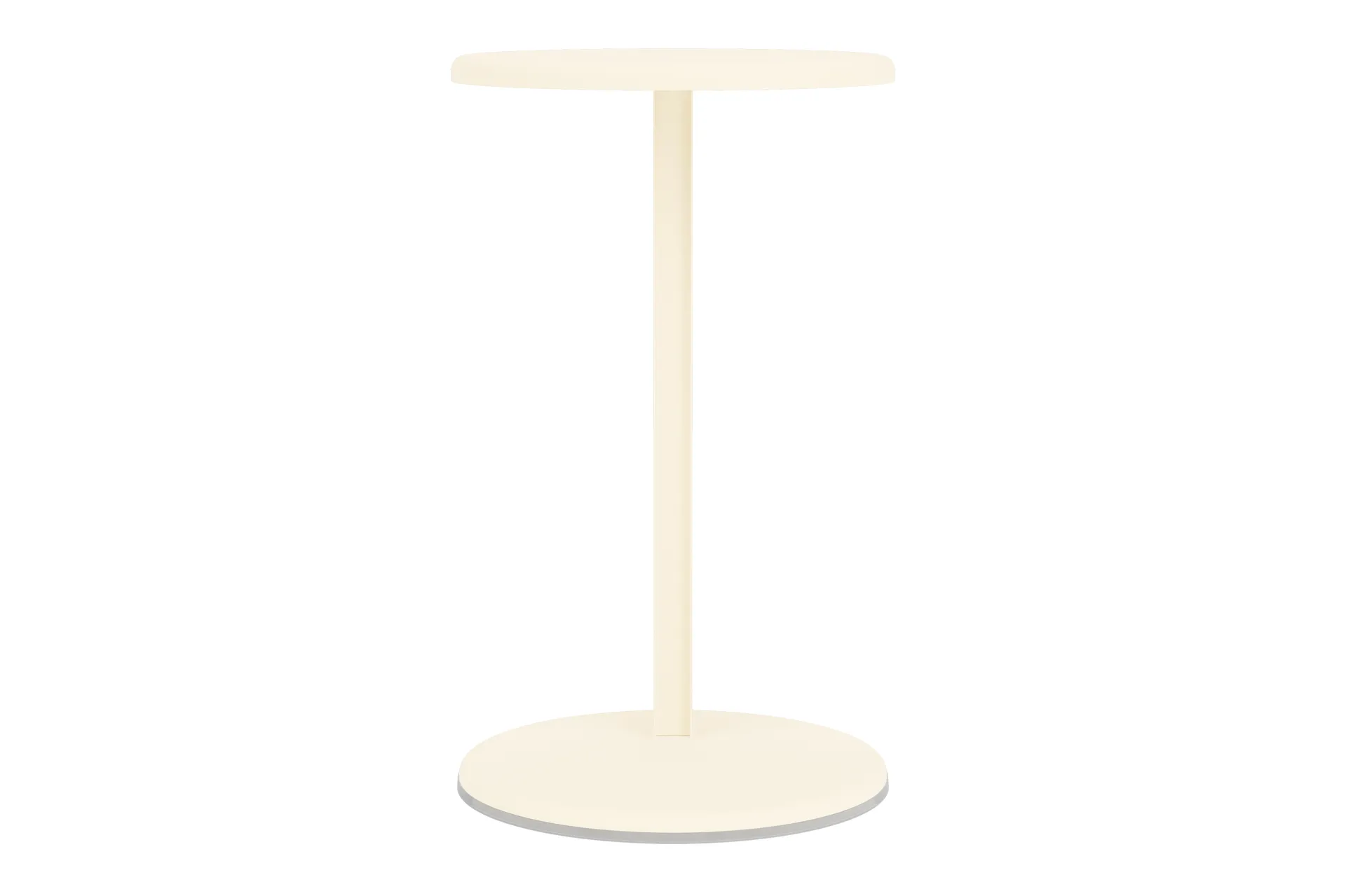 Table d'appoint Lolly 56 cm, Cream matte Hem