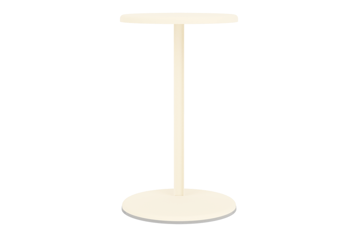 Table d'appoint Lolly 56 cm, Cream matte Hem
