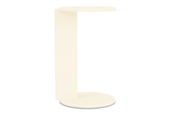 Table d'appoint Lolly 56 cm, Cream matte Hem