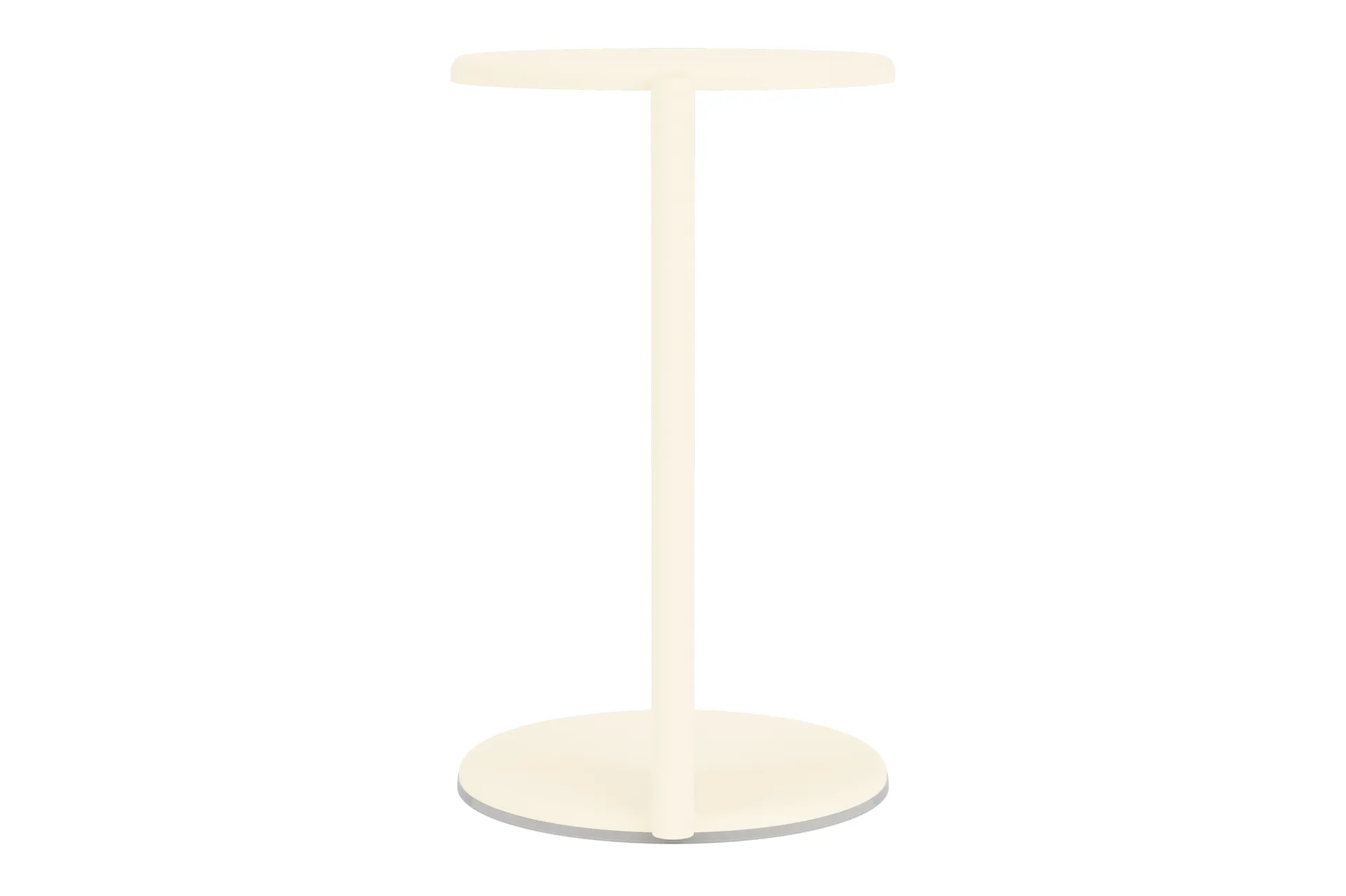 Table d'appoint Lolly 56 cm, Cream matte Hem