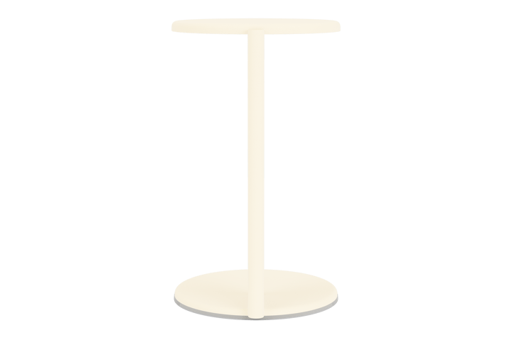 Table d'appoint Lolly 56 cm, Cream matte Hem