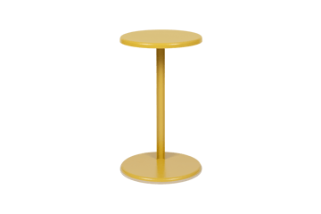 Table d'appoint Lolly 56 cm - Ochre yellow gloss - Hem