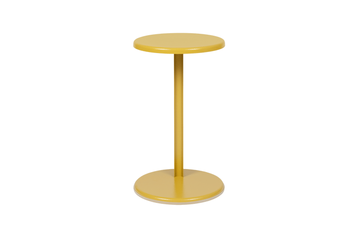Table d'appoint Lolly 56 cm, Ochre yellow gloss Hem