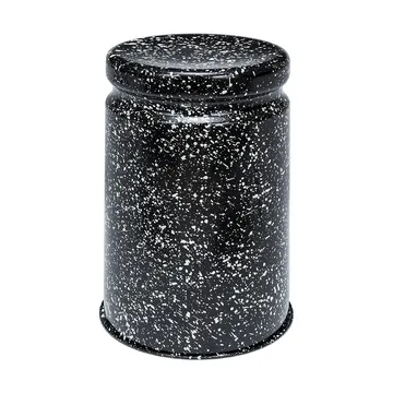 Tabouret Last Ø32x44 cm - Black-white splatter - Hem