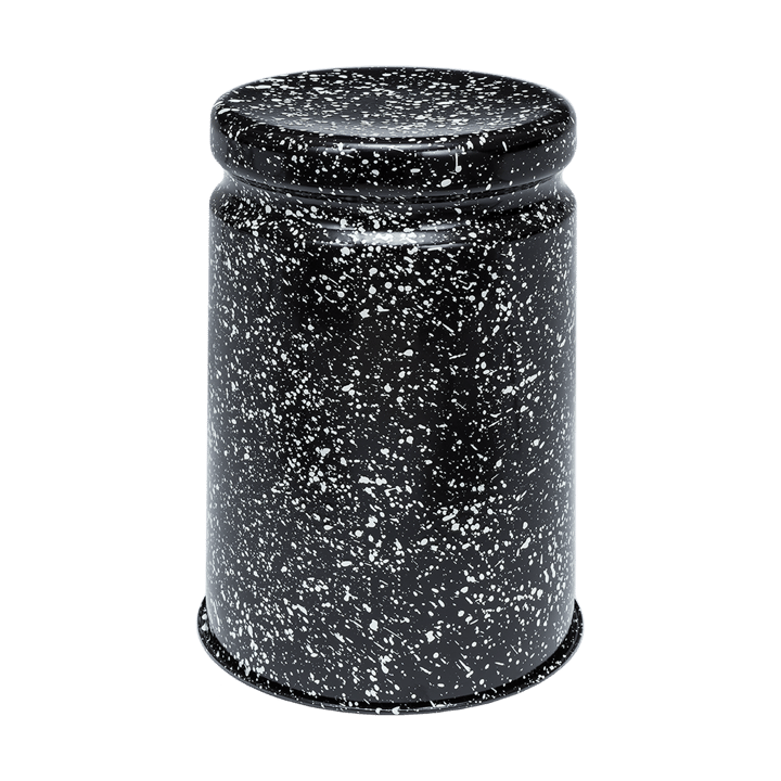 Tabouret Last Ø32x44 cm - Black-white splatter - Hem