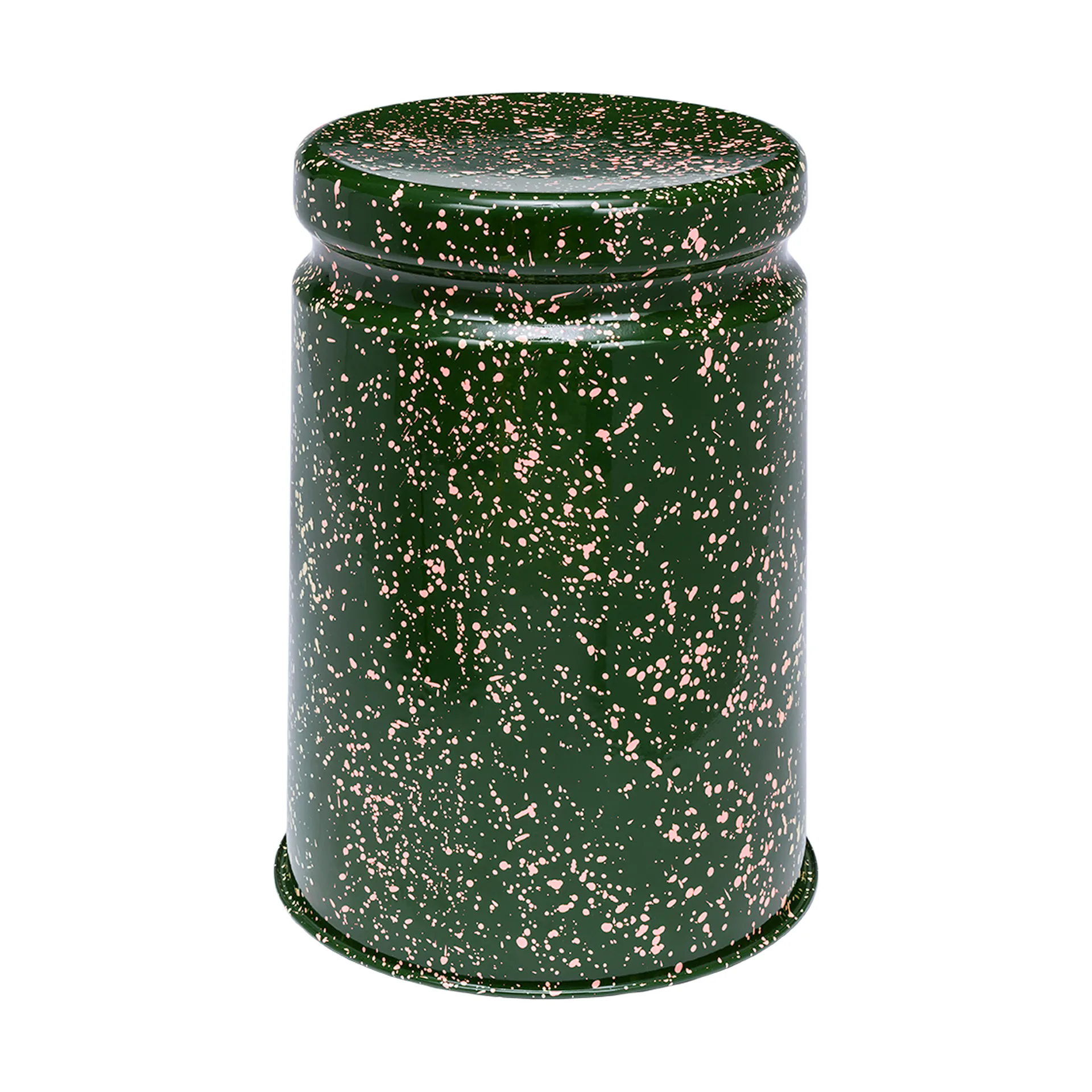 Tabouret Last Ø32x44 cm, Green-pink splatter Hem