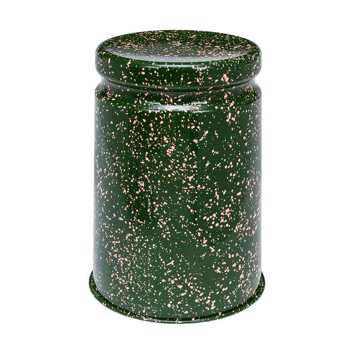 Tabouret Last Ø32x44 cm - Green-pink splatter - Hem