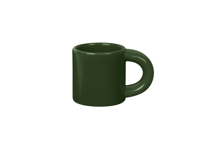 Tasse à espresso Bronto 10 cl Lot de 4, Green Hem