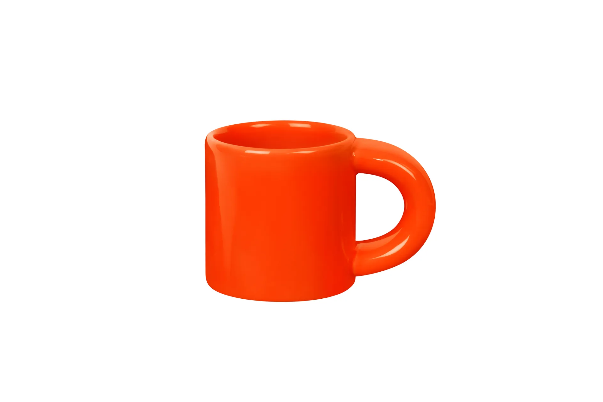 Tasse à espresso Bronto 10 cl Lot de 4, Orange Hem