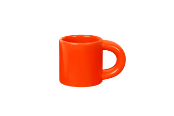 Tasse à espresso Bronto 10 cl Lot de 4 - Orange - Hem