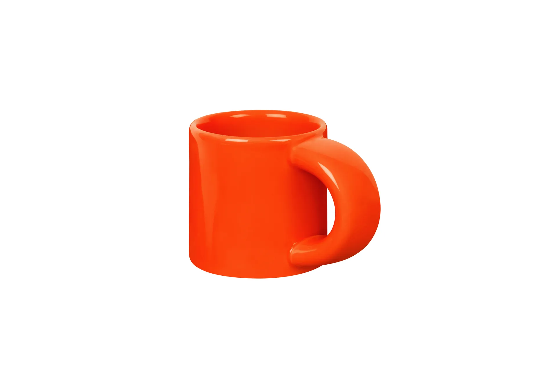 Tasse à espresso Bronto 10 cl Lot de 4, Orange Hem