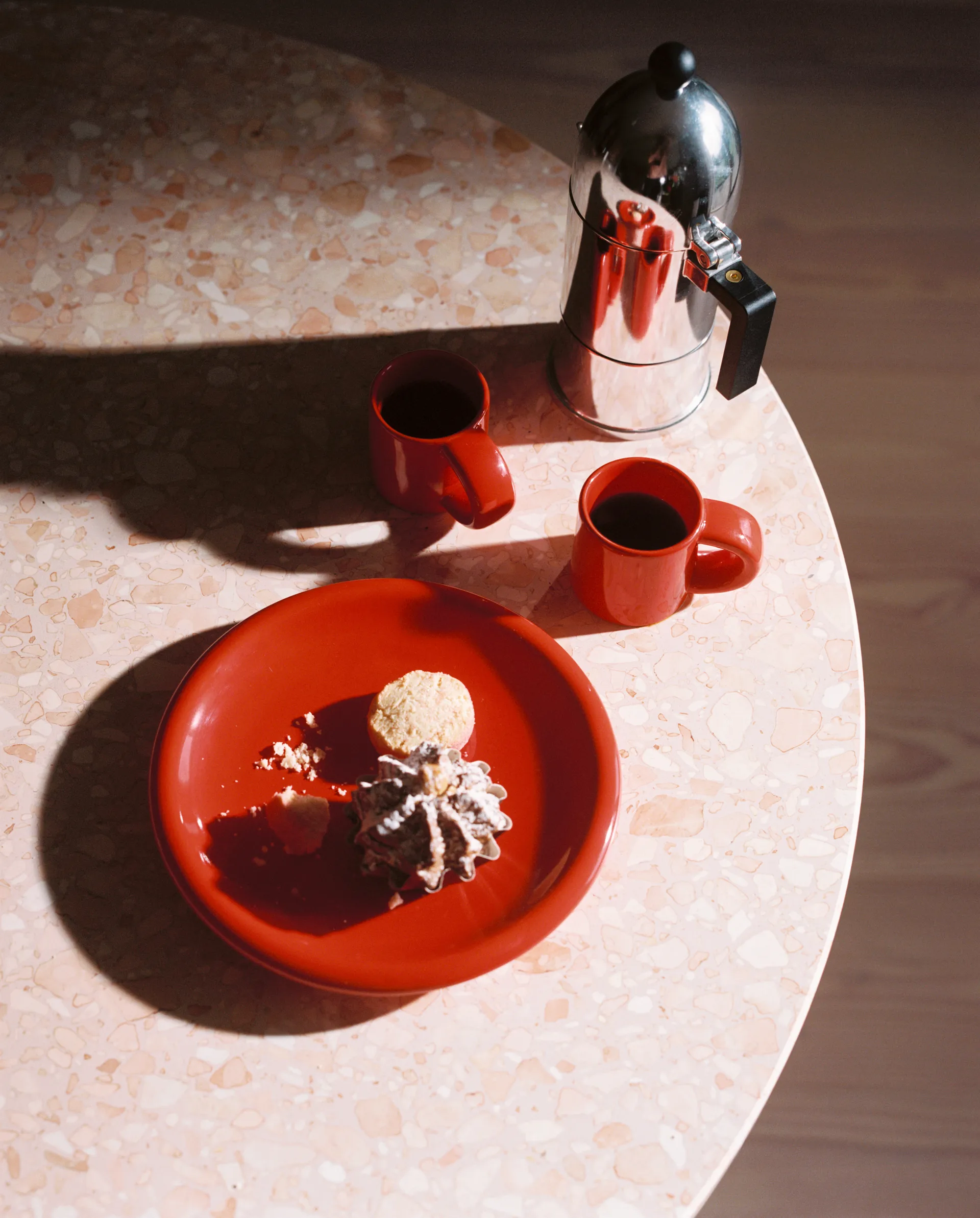 Tasse à espresso Bronto 10 cl Lot de 4, Orange Hem