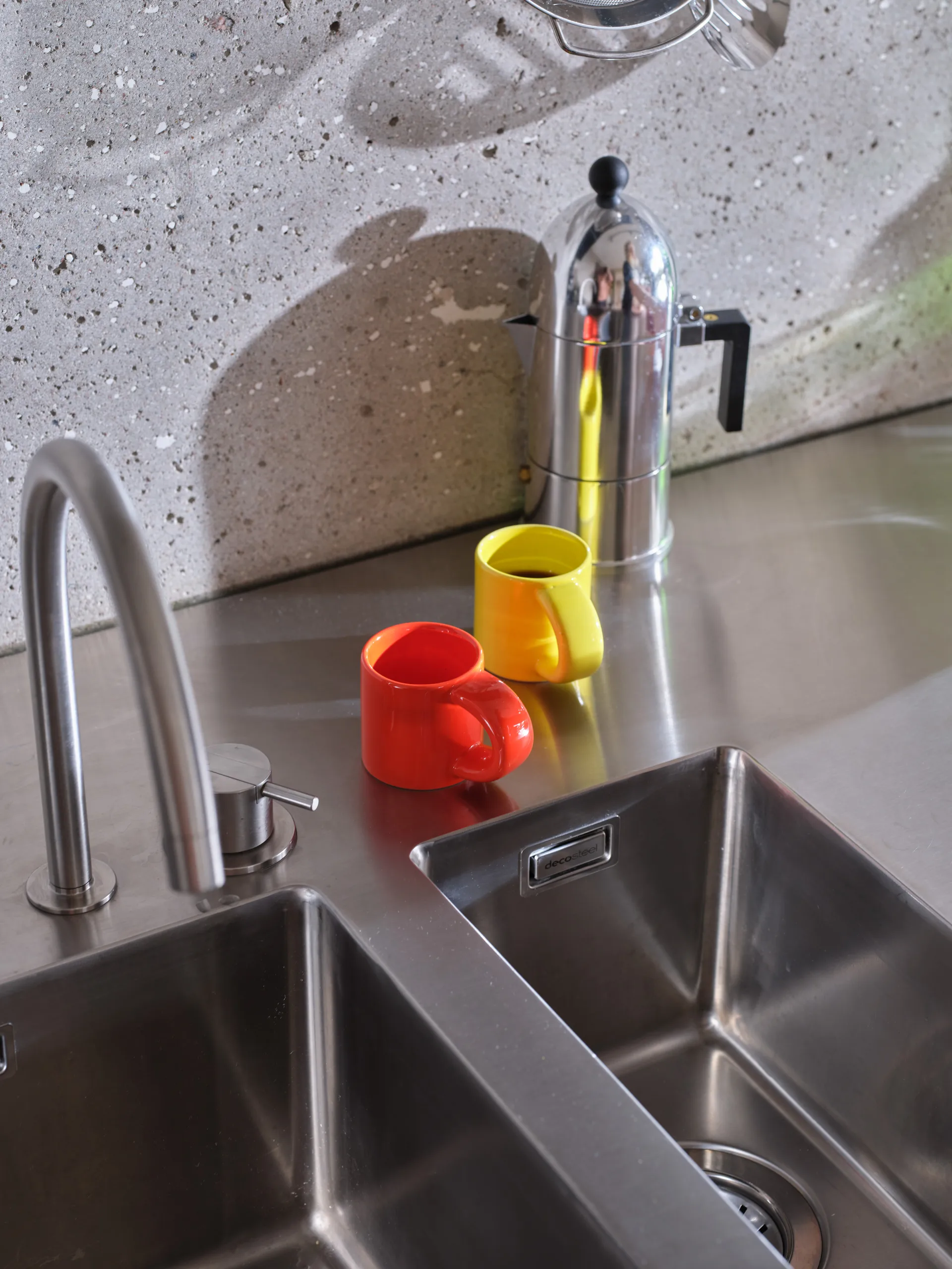 Tasse à espresso Bronto 10 cl Lot de 4, Orange Hem