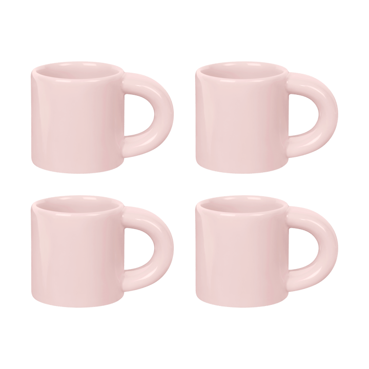 Tasse à espresso Bronto 10 cl Lot de 4 - Pink - Hem
