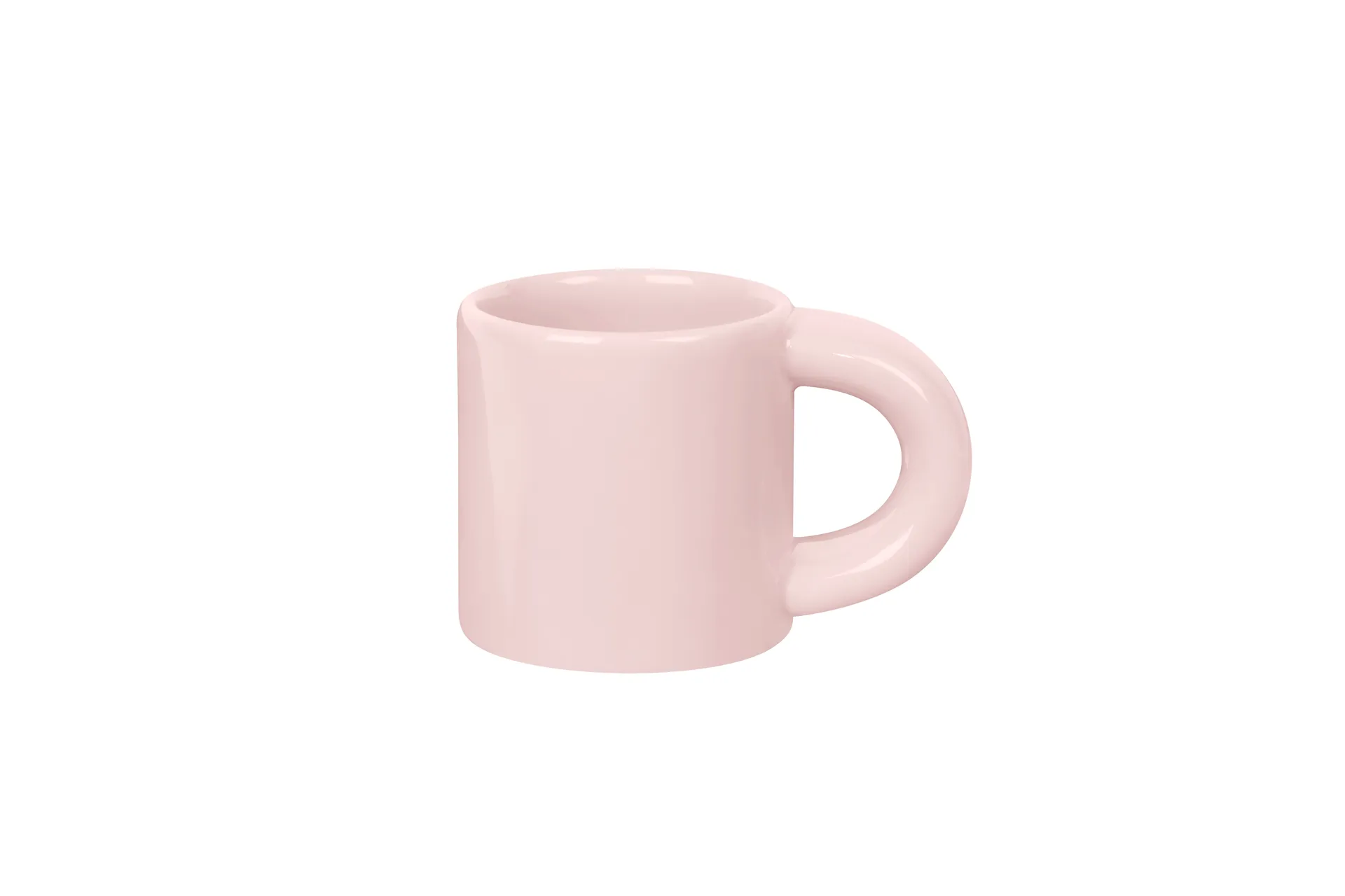 Tasse à espresso Bronto 10 cl Lot de 4, Pink Hem