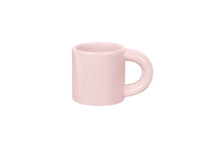 Tasse à espresso Bronto 10 cl Lot de 4, Pink Hem