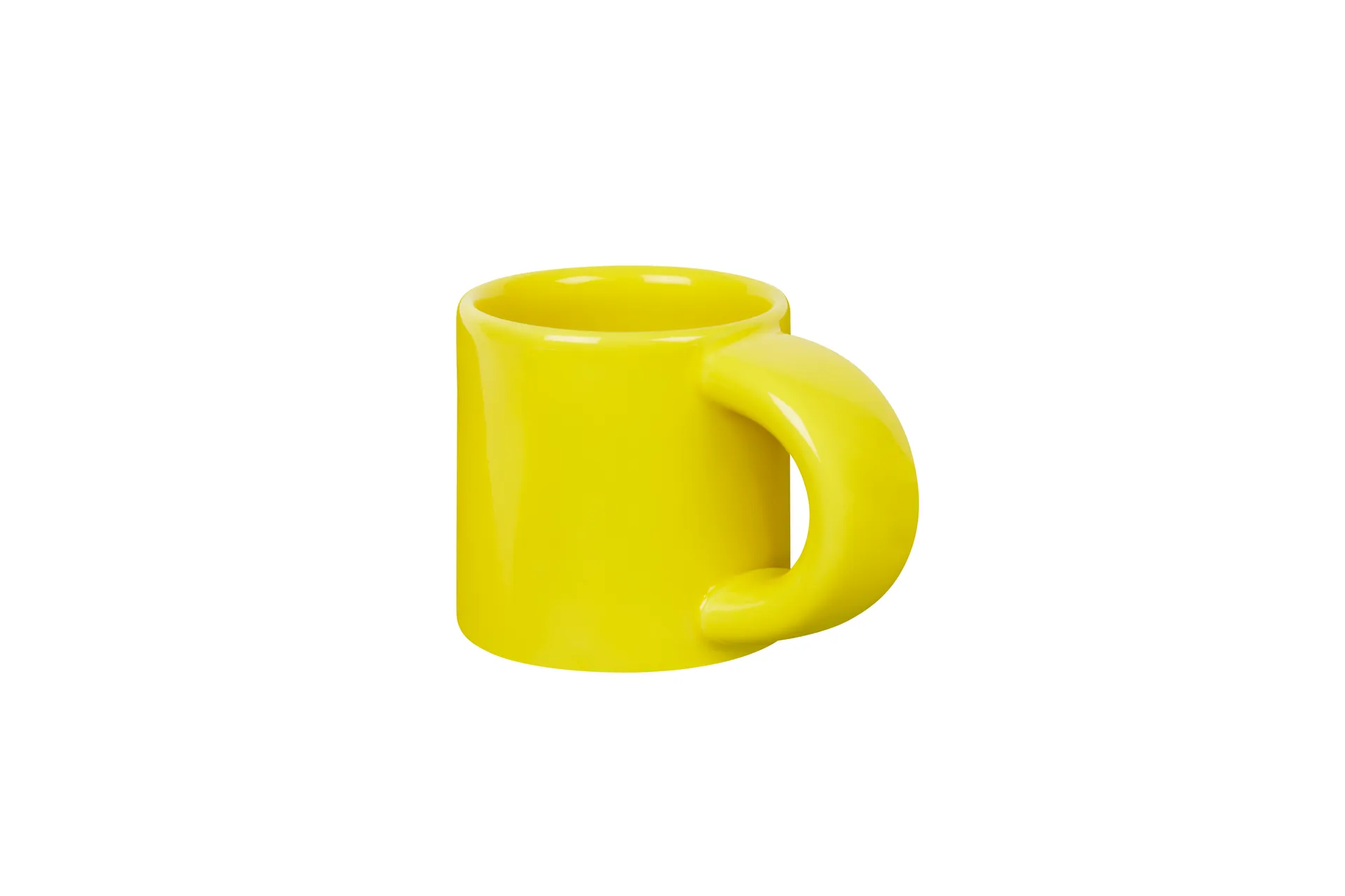 Tasse à espresso Bronto 10 cl Lot de 4, Yellow Hem