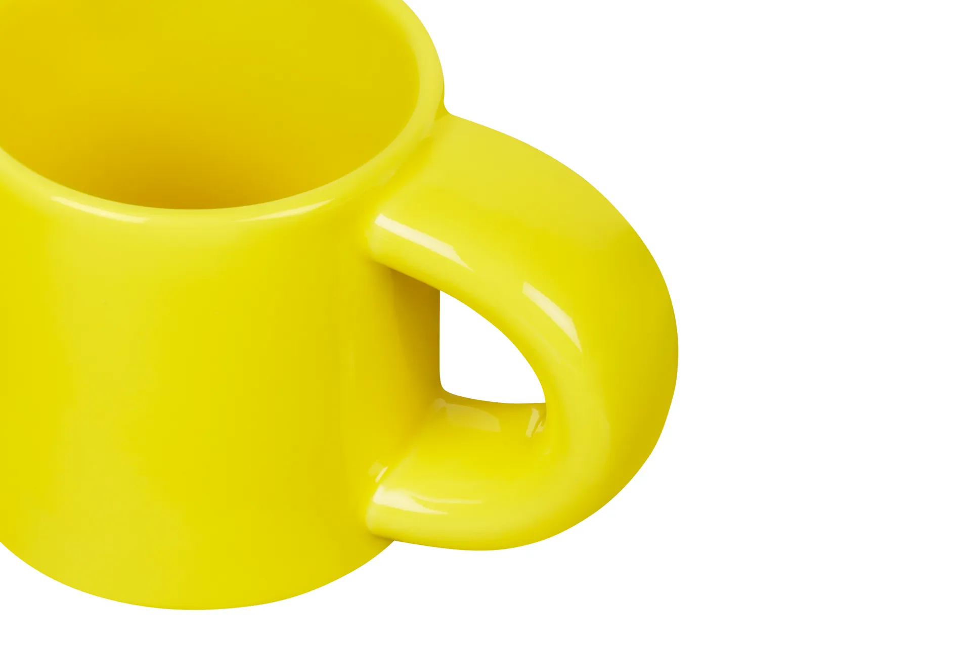 Tasse à espresso Bronto 10 cl Lot de 4, Yellow Hem