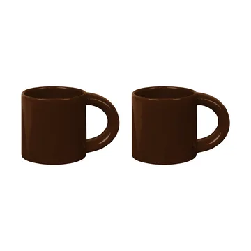 Tasse Bronto 30 cl Lot de 2 - Brown - Hem
