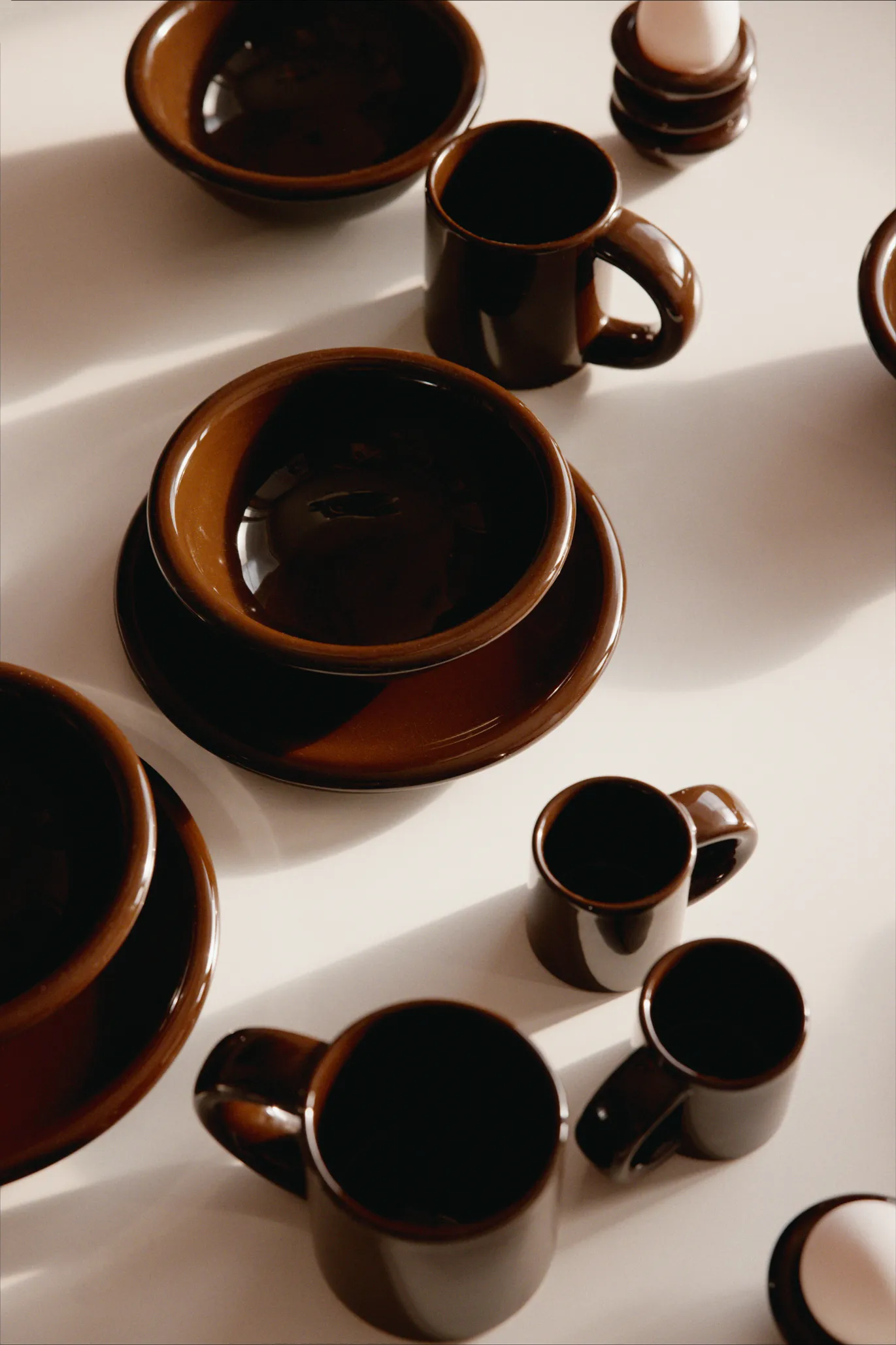 Tasse Bronto 30 cl Lot de 2, Brown Hem