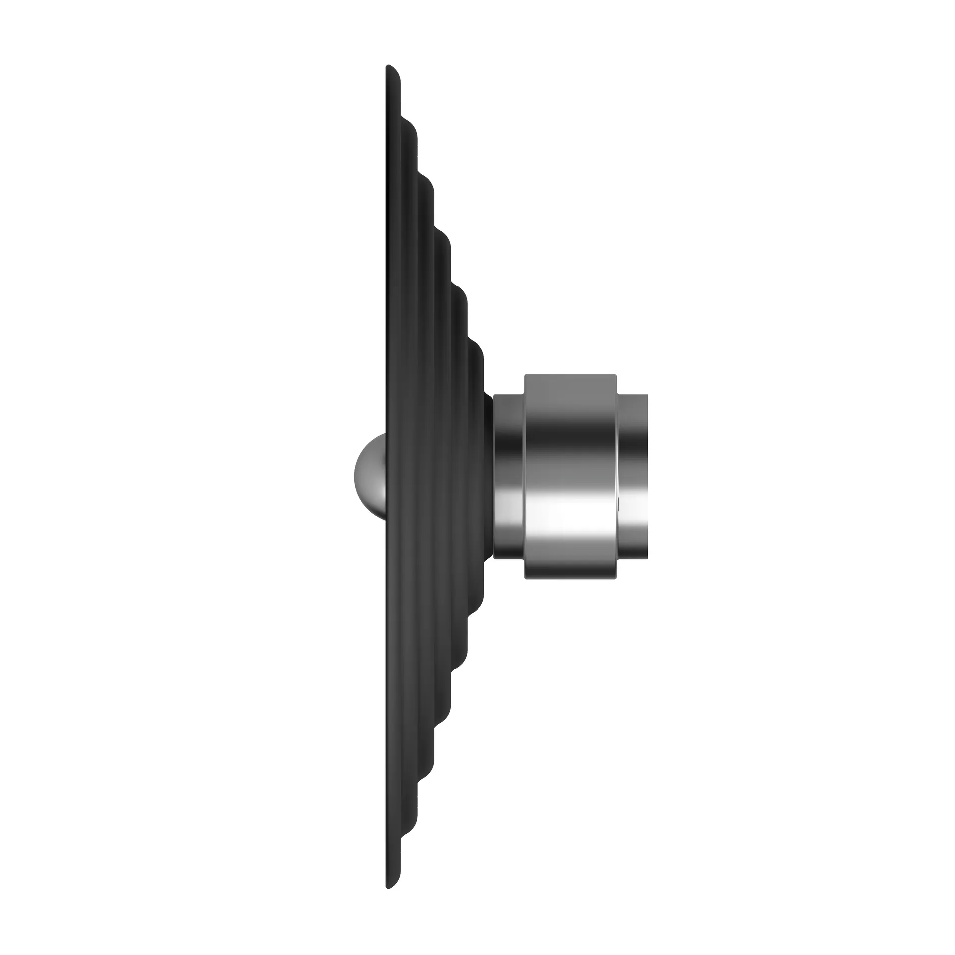 Applique murale Sound moyen, Noir mat Herstal