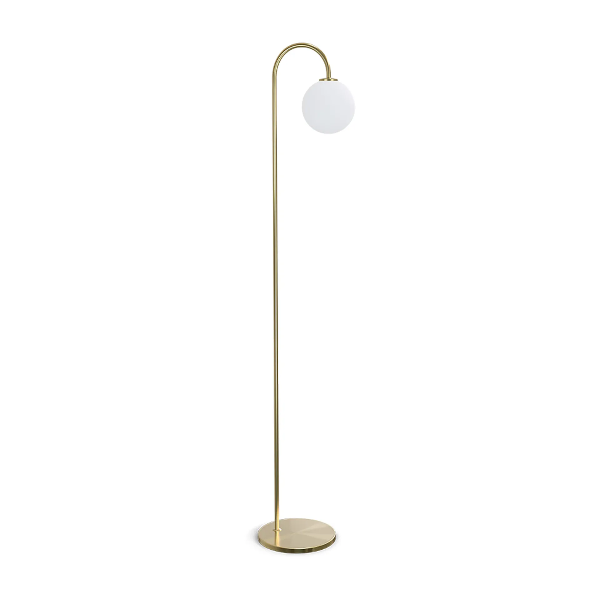 Lampadaire Ballon 137 cm, Laiton Herstal