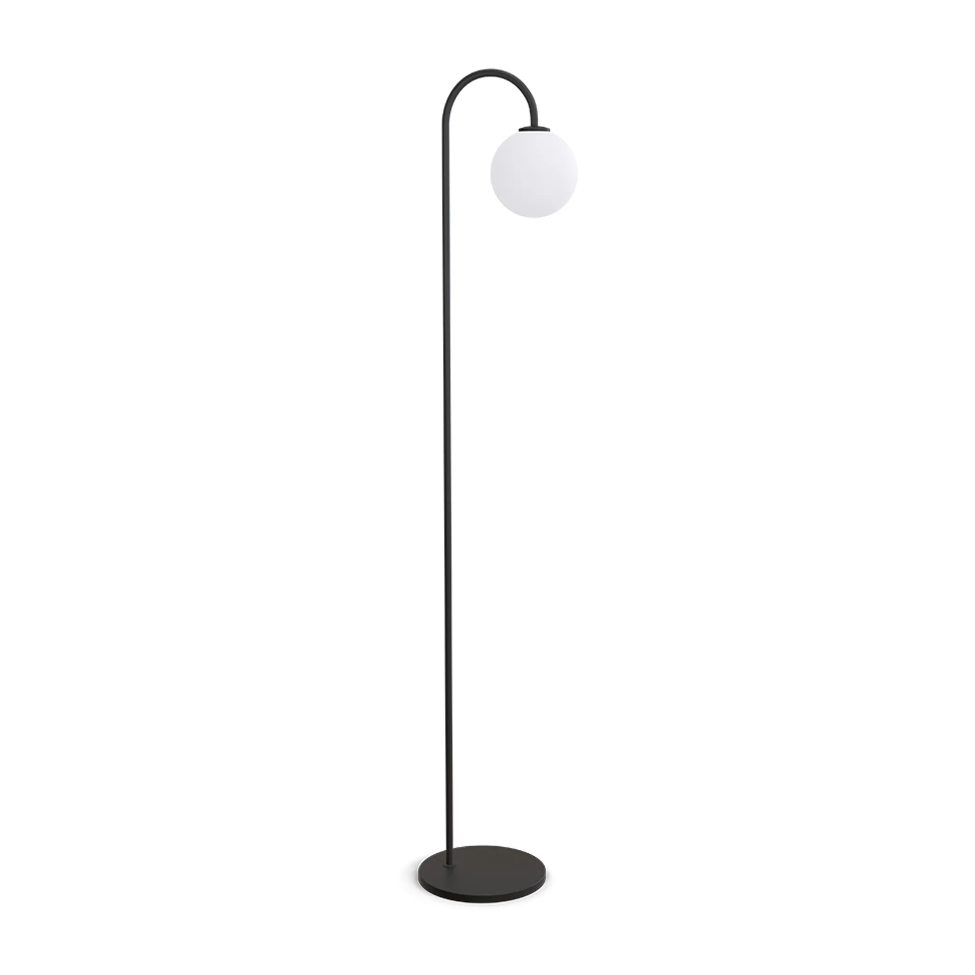 Lampadaire Ballon 137 cm, Noir Herstal