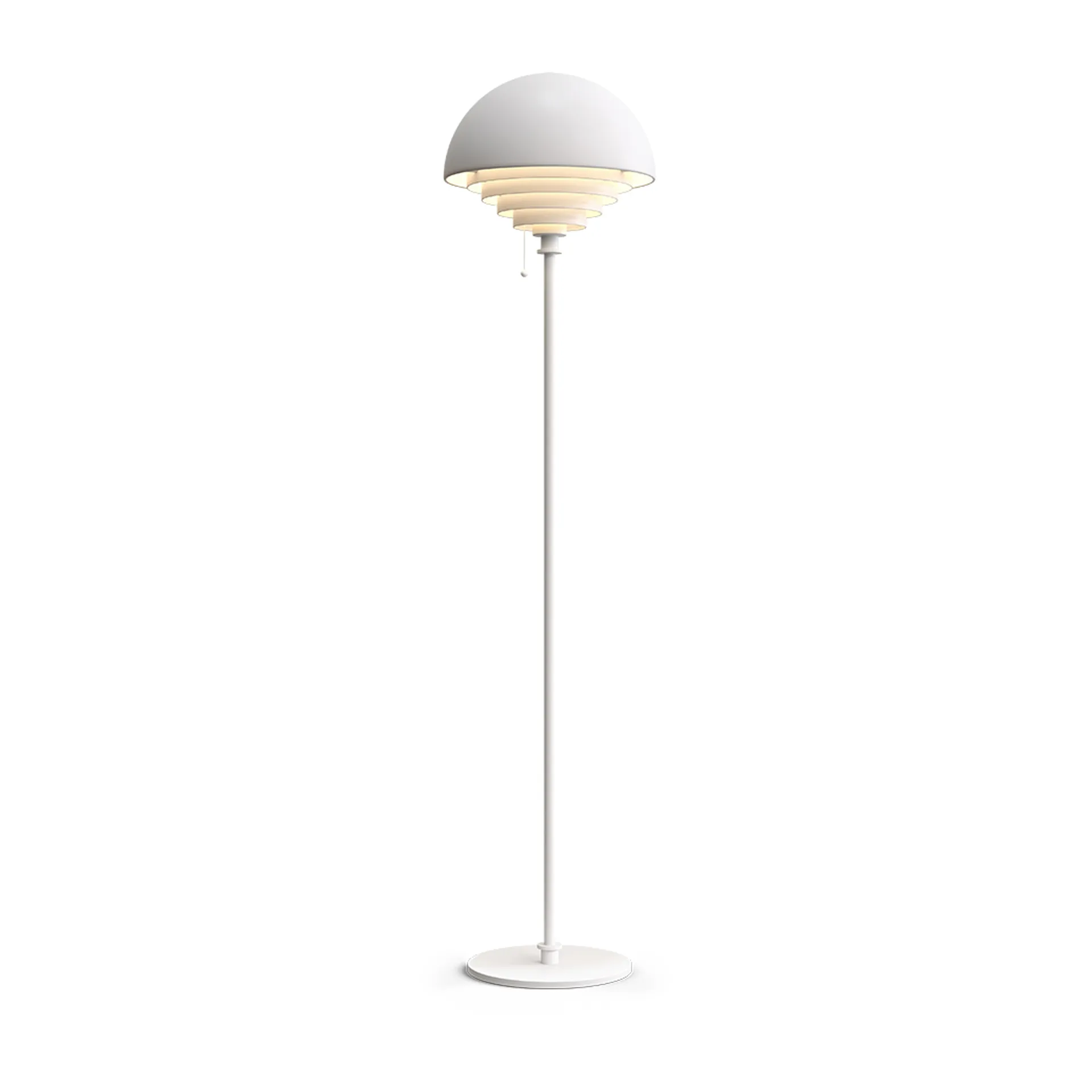 Lampadaire Motown 150 cm, Blanc Herstal