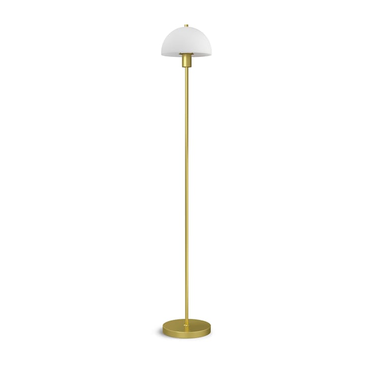 Lampadaire Vienda - Laiton-verre opale - Herstal