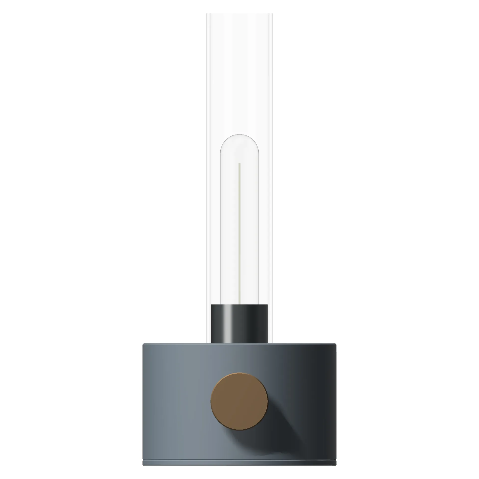 Lampe de table Harbor large, Bleu mat Herstal