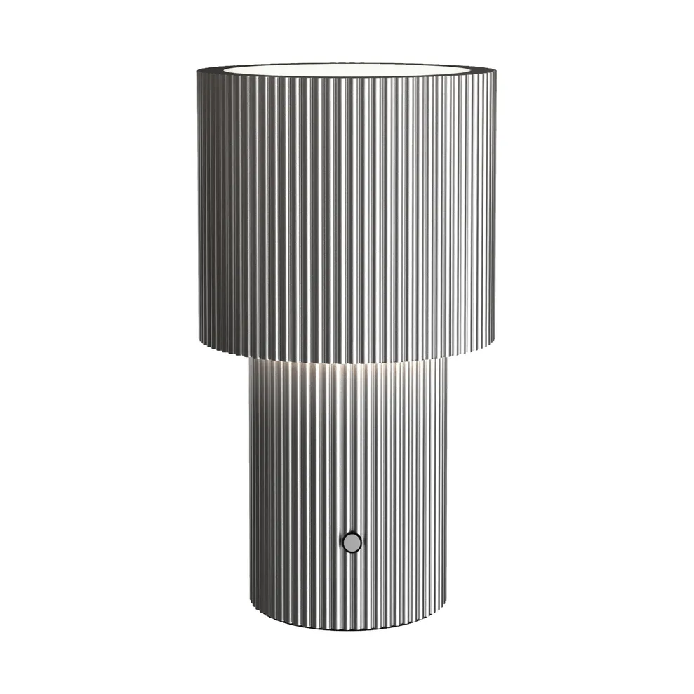 Lampe de table portable Iluma, Argent Herstal