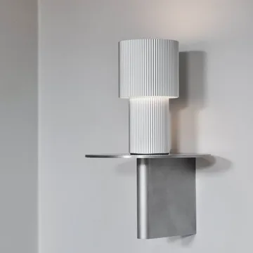 Lampe de table portable Iluma - Argent - Herstal