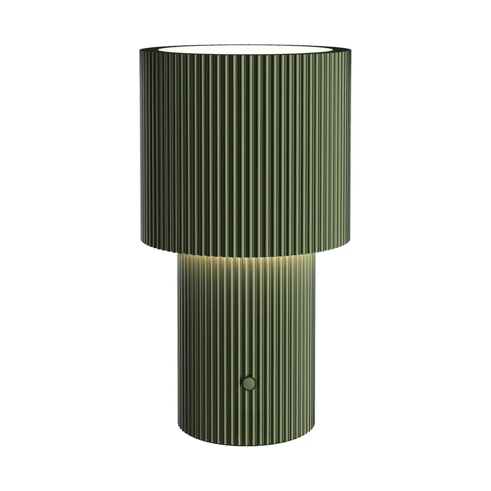 Herstal Lampe de table portable Iluma Vert olive Herstal Lampe de table portable Iluma Vert olive