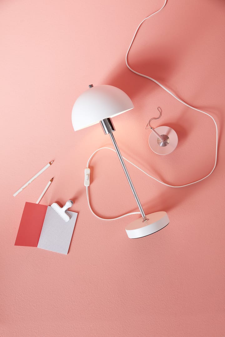 Lampe de table Vienda, blanc Herstal