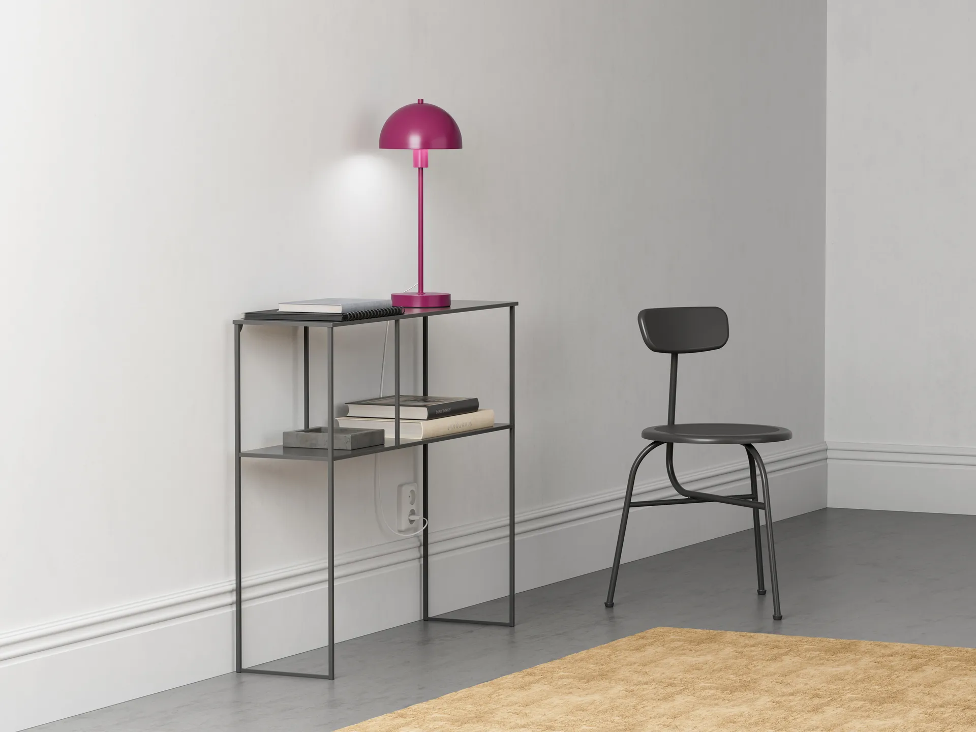 Lampe de table Vienda, Dragon purple Herstal