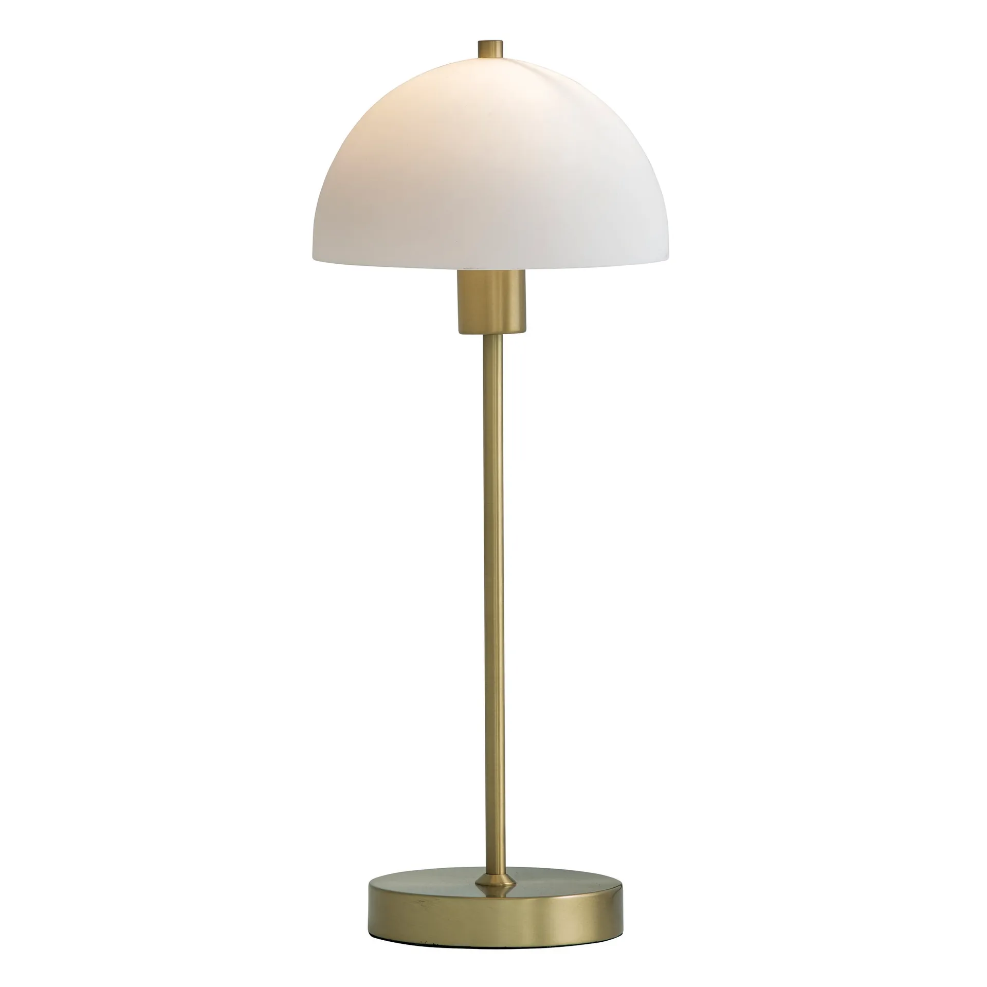 Lampe de table Vienda, laiton-blanc Herstal