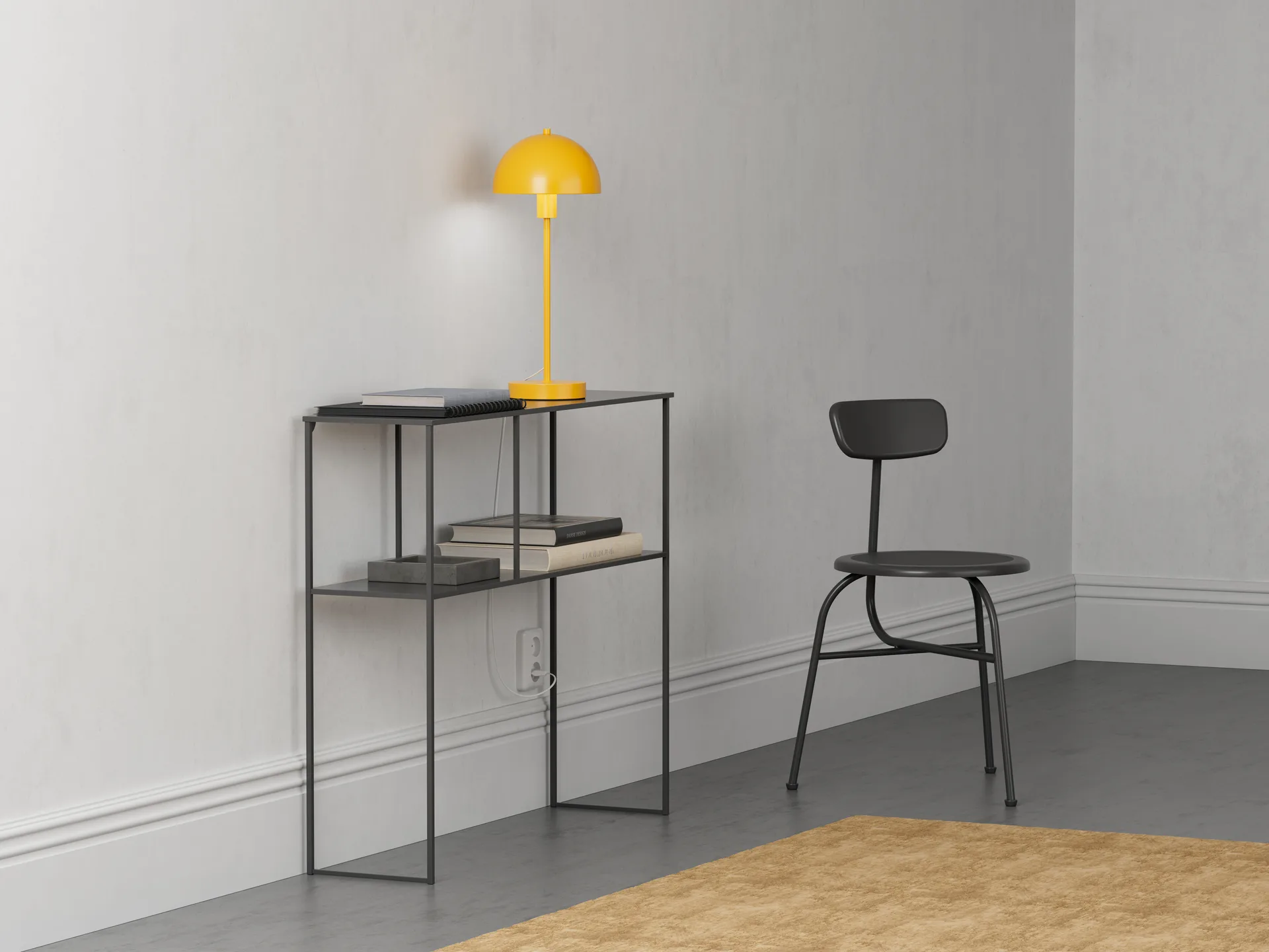 Lampe de table Vienda, Mango yellow Herstal